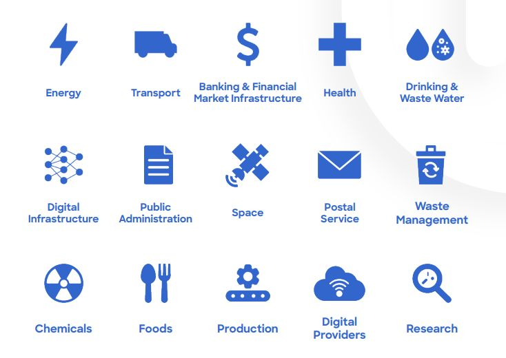 organizations affected by NIS2